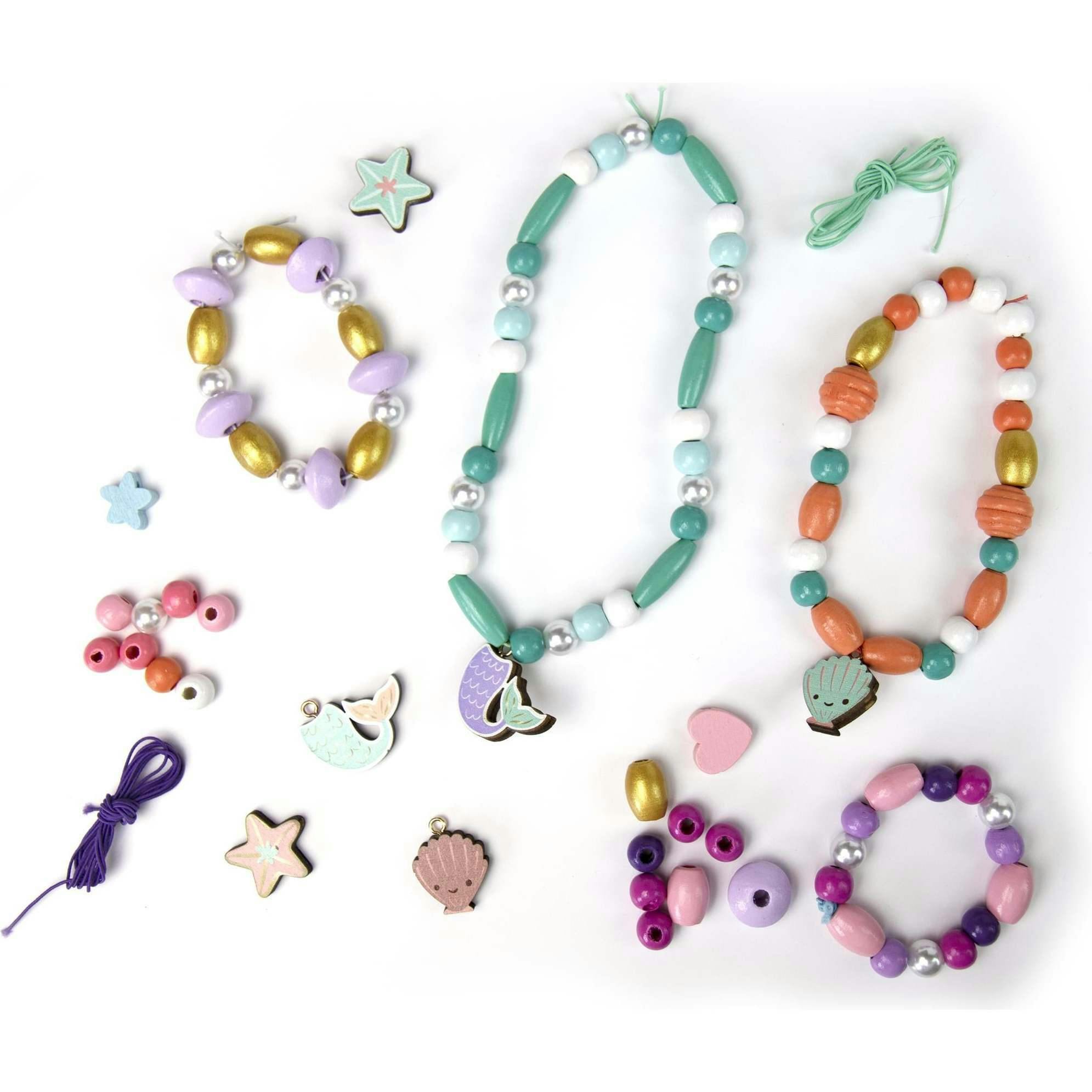 Les Perles -Mermaid Wooden Beads - 4y+