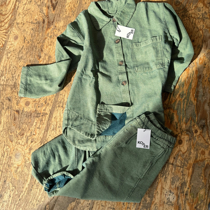Mint Manu Overdye Denim Trousers