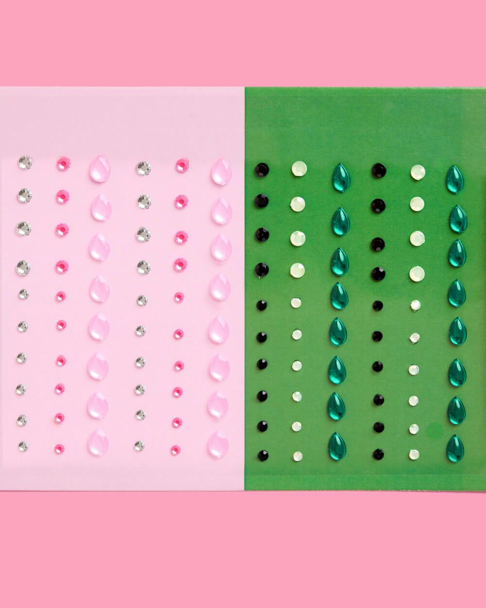Emerald City Gem Set - 112 adhesive face gems