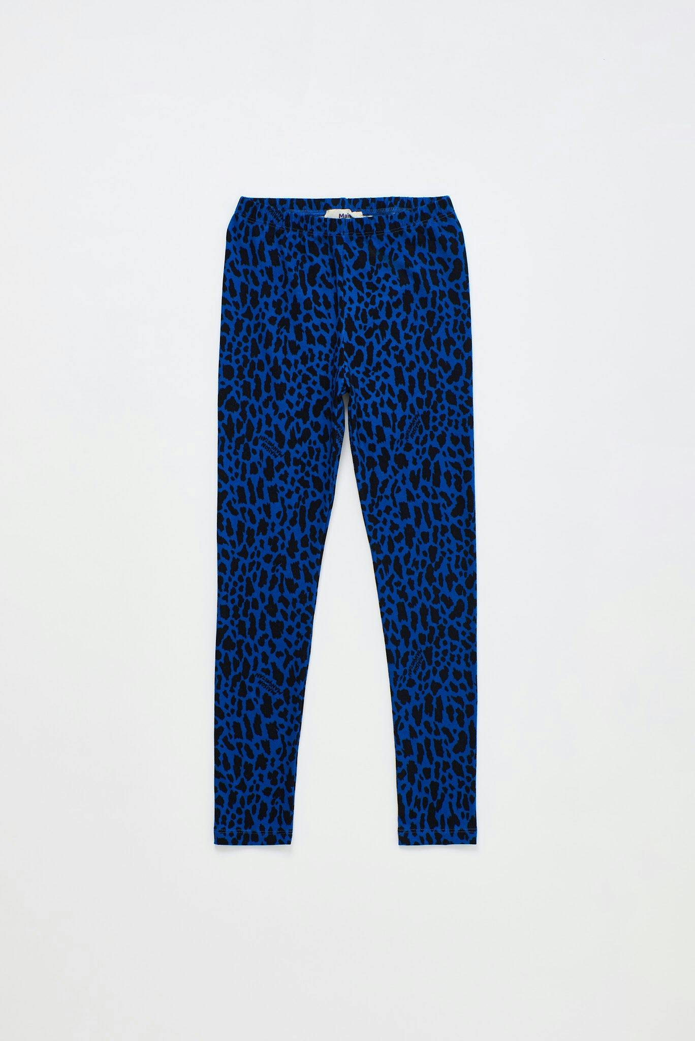 ANIMAL PRINT LEGGING BLUE