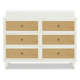 Namesake Marin with Cane 6 Drawer Assembled Dresser (49")