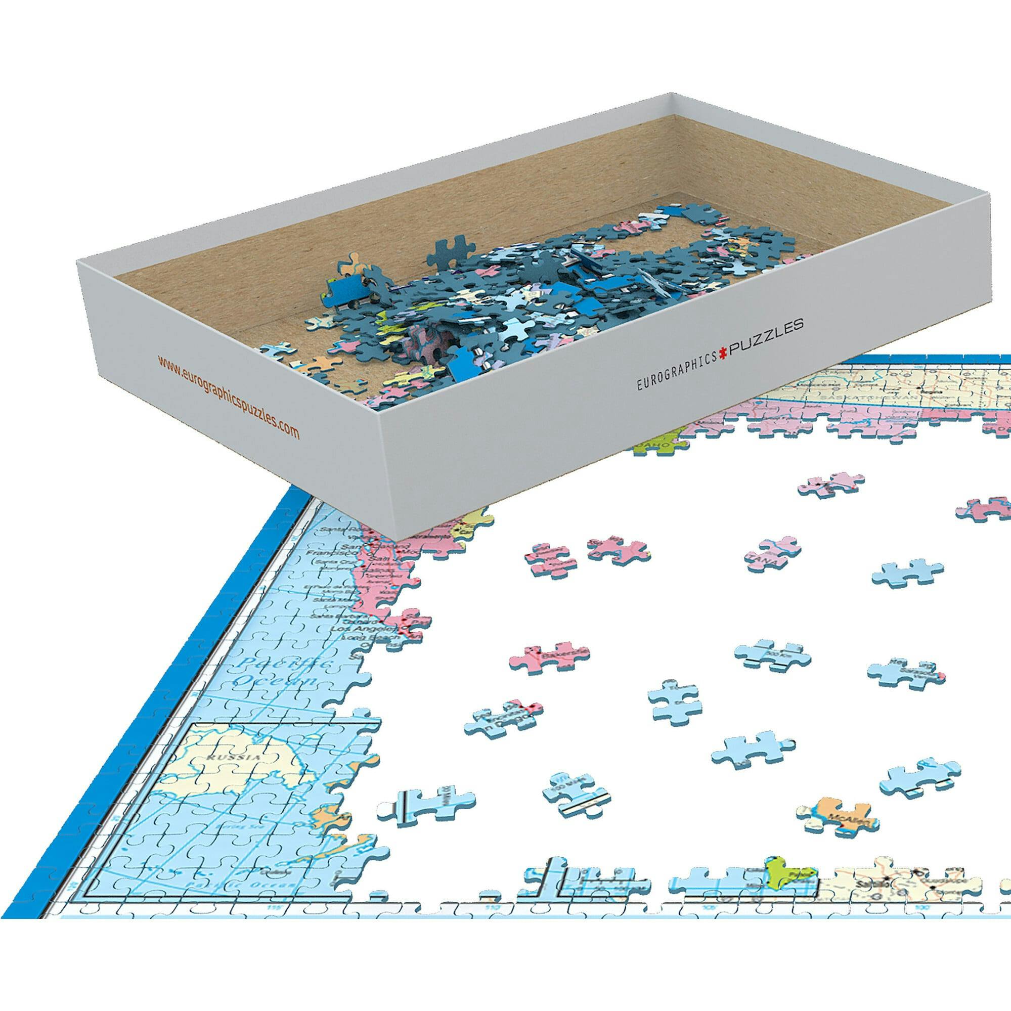 Map of the United States - 1000 pc Puzzle