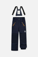 Two Piece Play Snowsuit Navy And Burgundy With Navy Pants