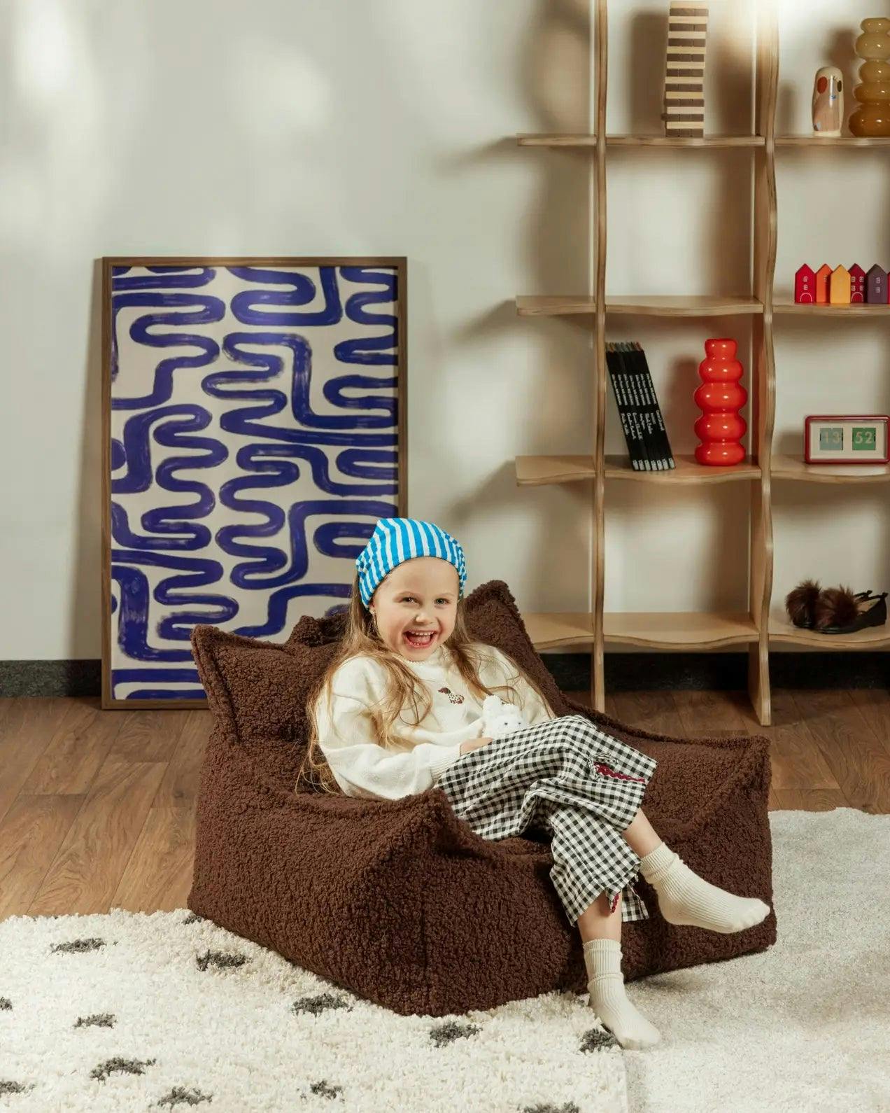 Warm Hazel Beanbag Chair