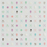 Pastel Skull Nail Stickers