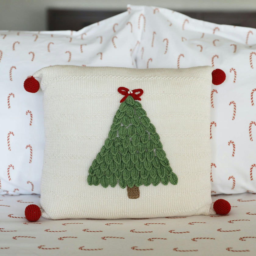 Christmas Leaf Tree Pillow