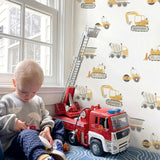 Construction Trucks • Peel-and-Stick Wall Decals
