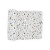 Cotton Muslin Swaddle Blanket - Garden Bees