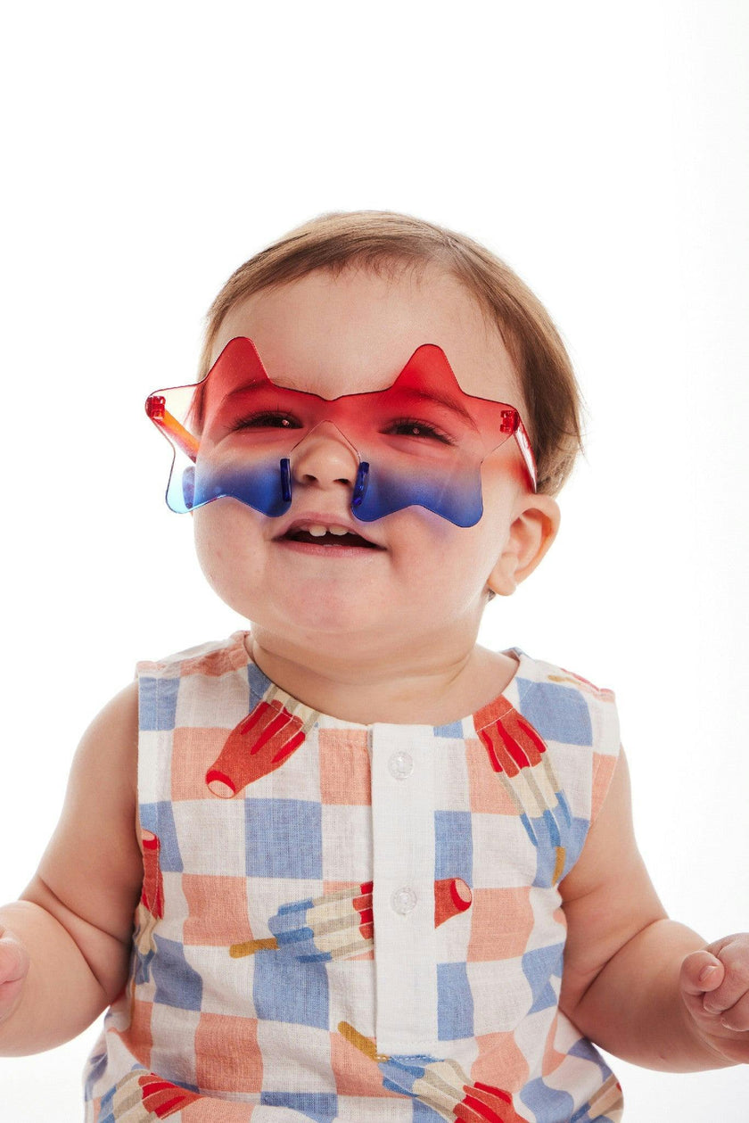 Infant Woven Romper & Hat