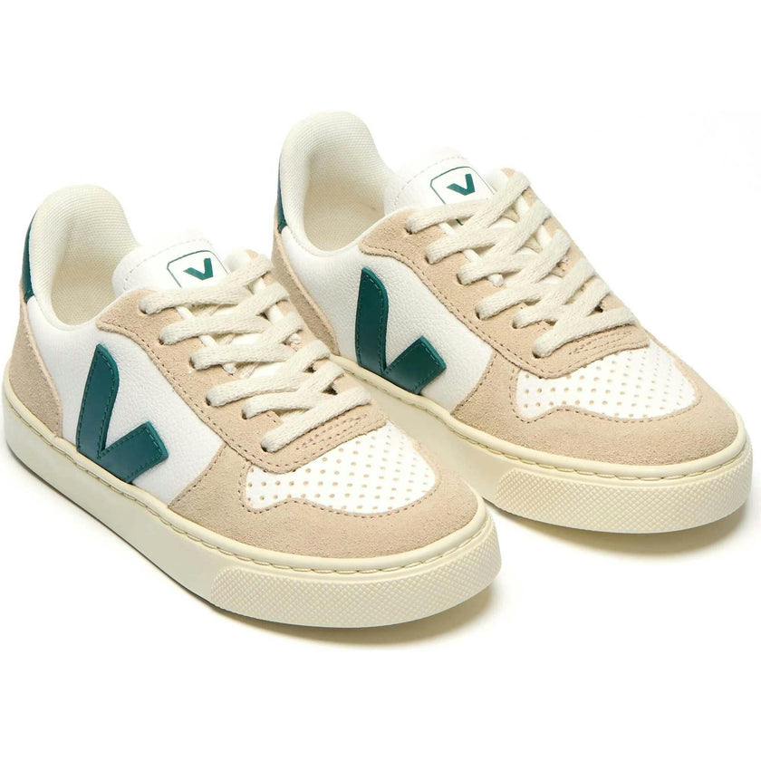 VEJA Small V-10 Laces - Brittany Almond