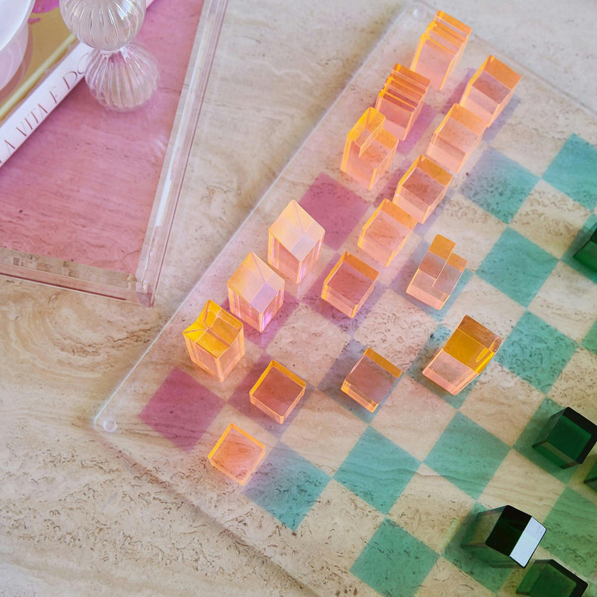 Lucite: Chess & Checkers
