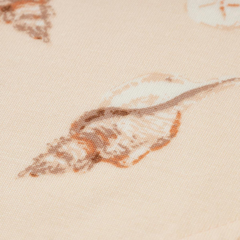 Seashells Bamboo Three-Layer Kerchief Bib