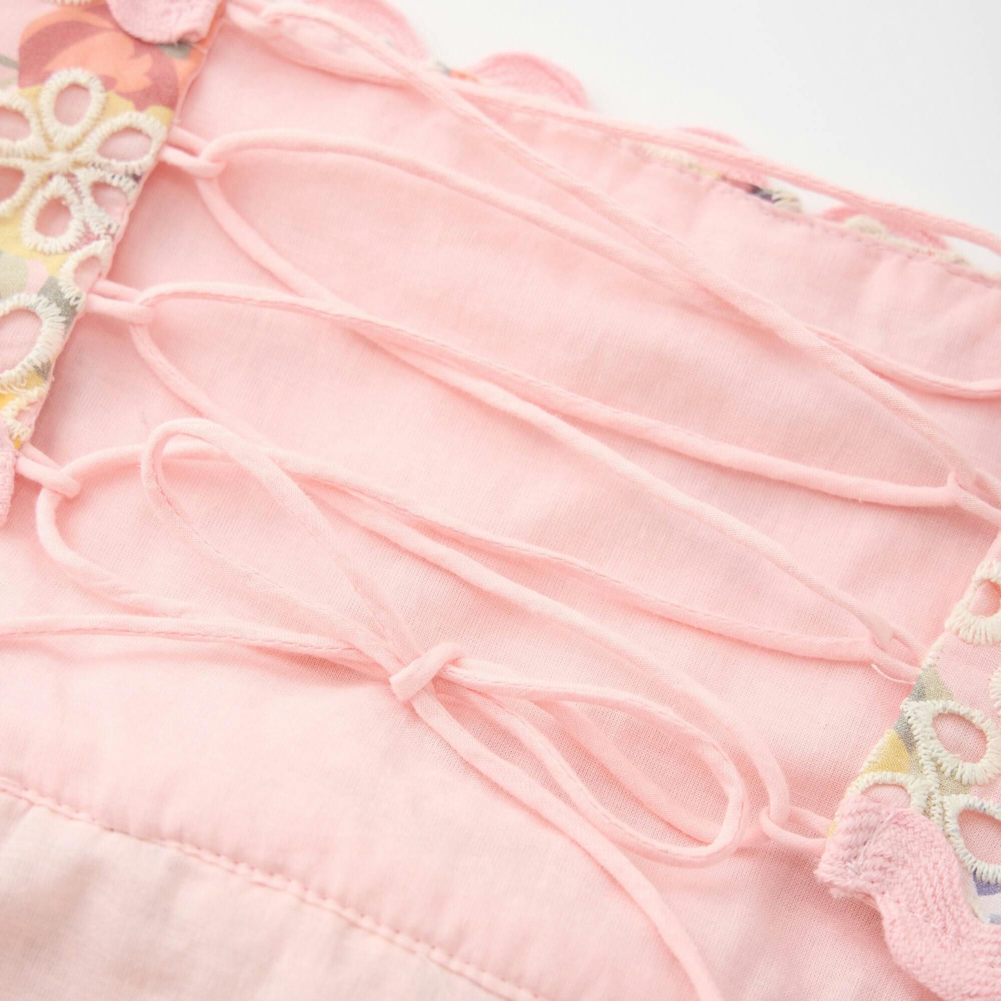 Alanna Frill Embroidered Maxi Dress