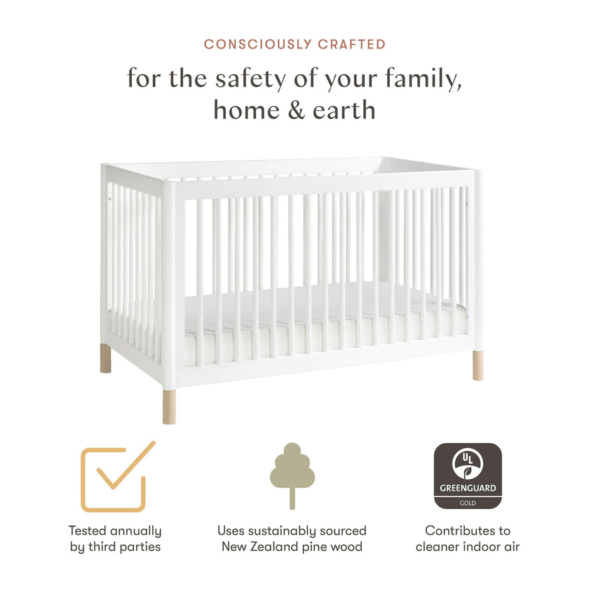 Babyletto Gelato 4-in-1 Convertible Crib with Toddler Bed Conversion Kit