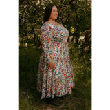 Selena Dress in Watercolor Floral