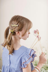 Bees Kind and Pink Bow Hair Clips -SPR