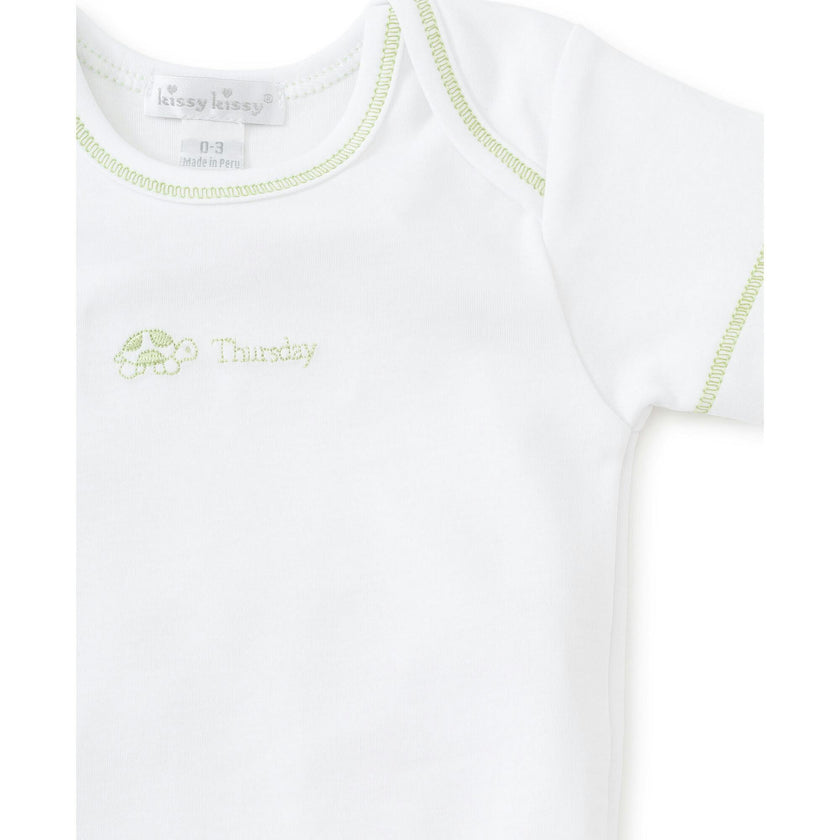 Boys Days of the Week Onesies Set
