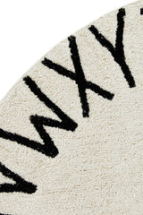 ABC Round Washable Rug