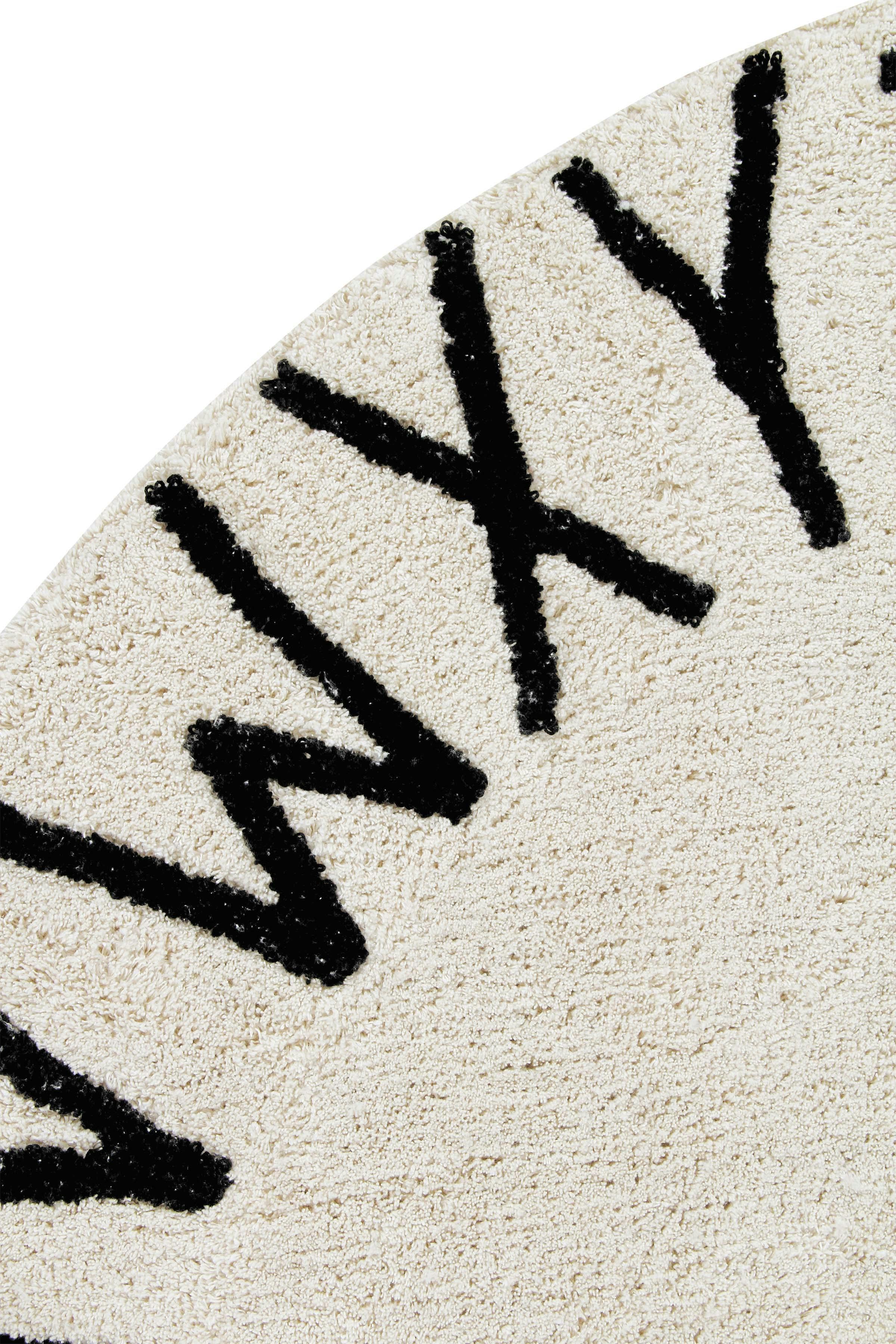 ABC Round Washable Rug