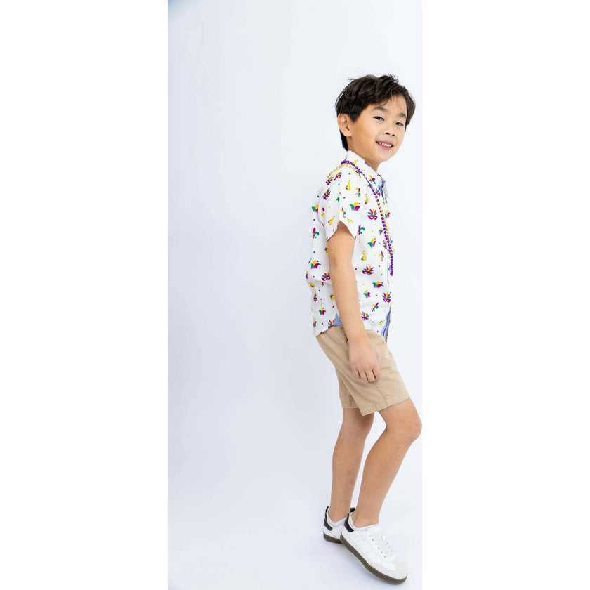 Mardi Gras Medley Shirt Short Sleeves