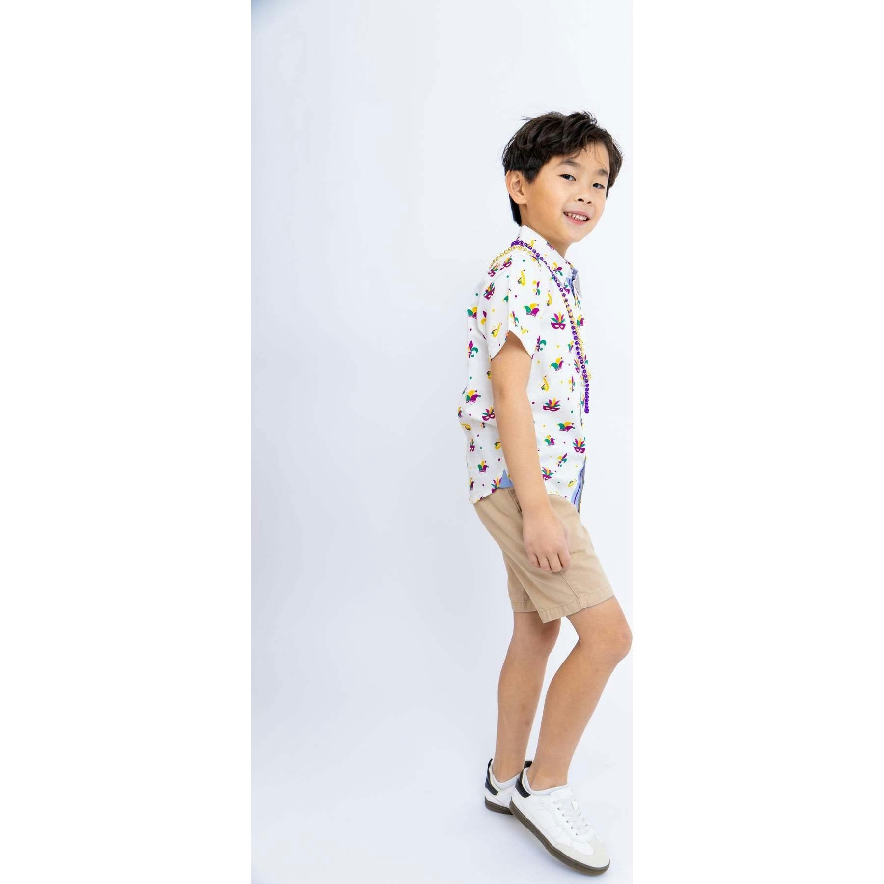 Mardi Gras Medley Shirt Short Sleeves