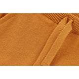 Organic Cotton Knit Shorts, Orange