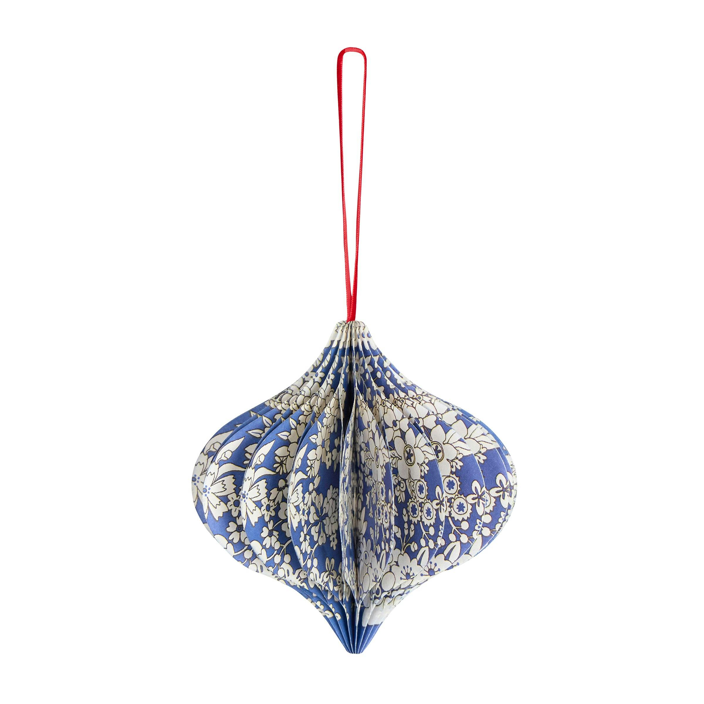 Meri Meri x Liberty Paper Honeycomb Tree Decorations