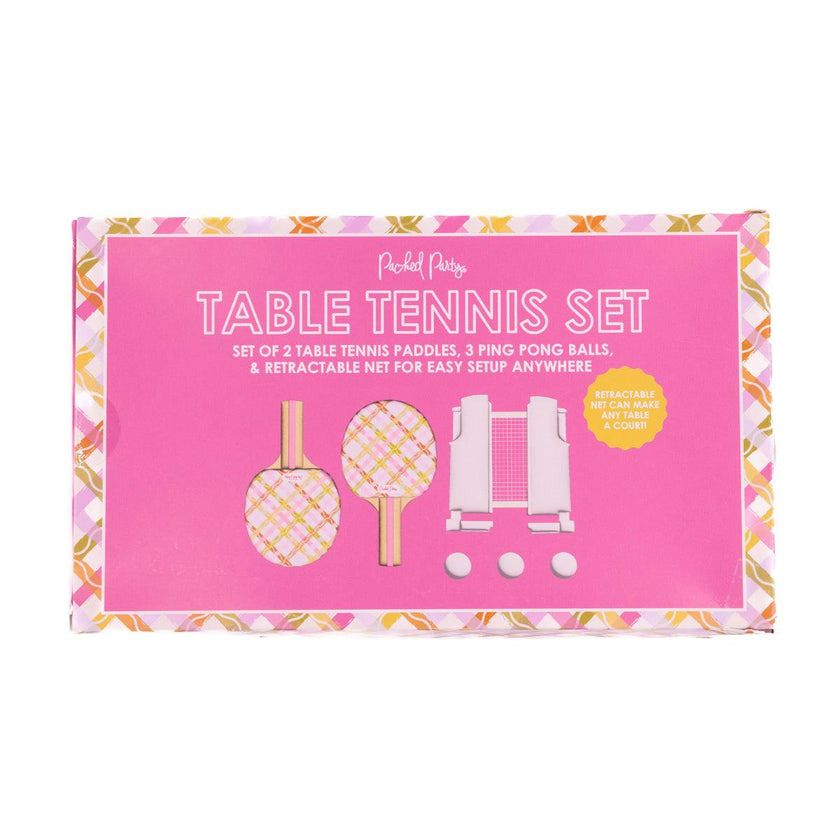 Packed Party Game Set Match 6-Piece Table Tennis Set