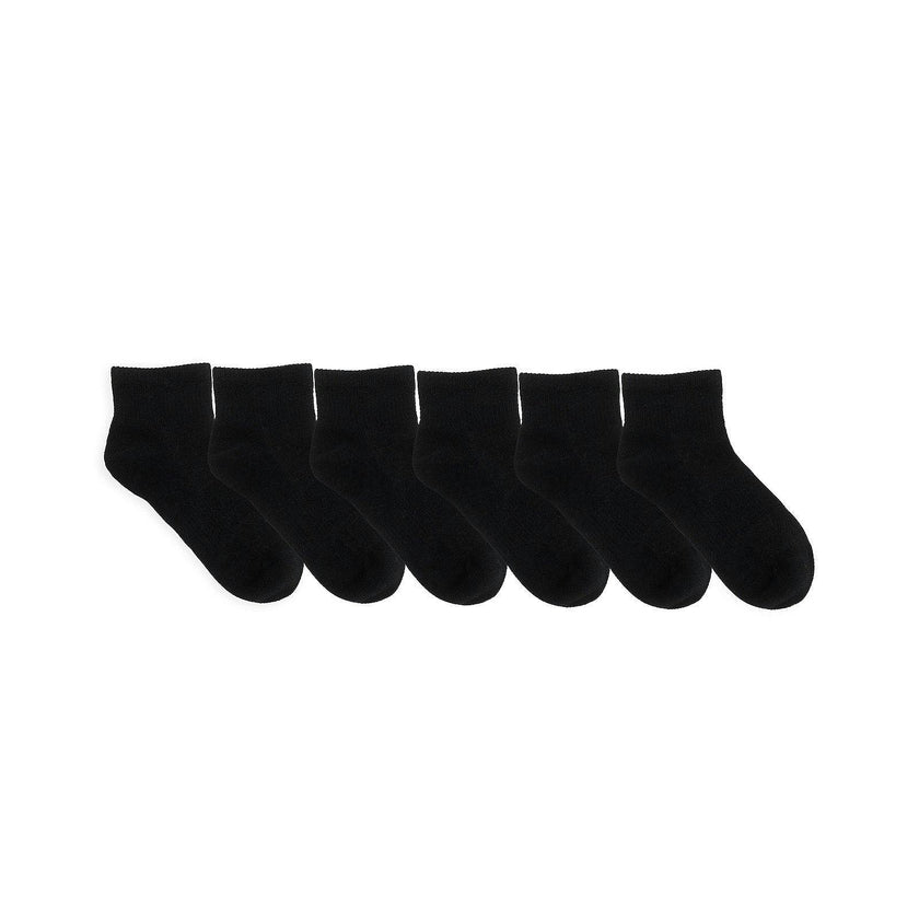 Solid Quarter Socks 6 Pack