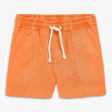 Kids garment dyed stretch chino midi short