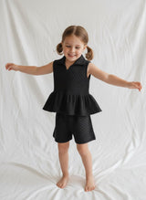 Florence Shorts and Top Set Black