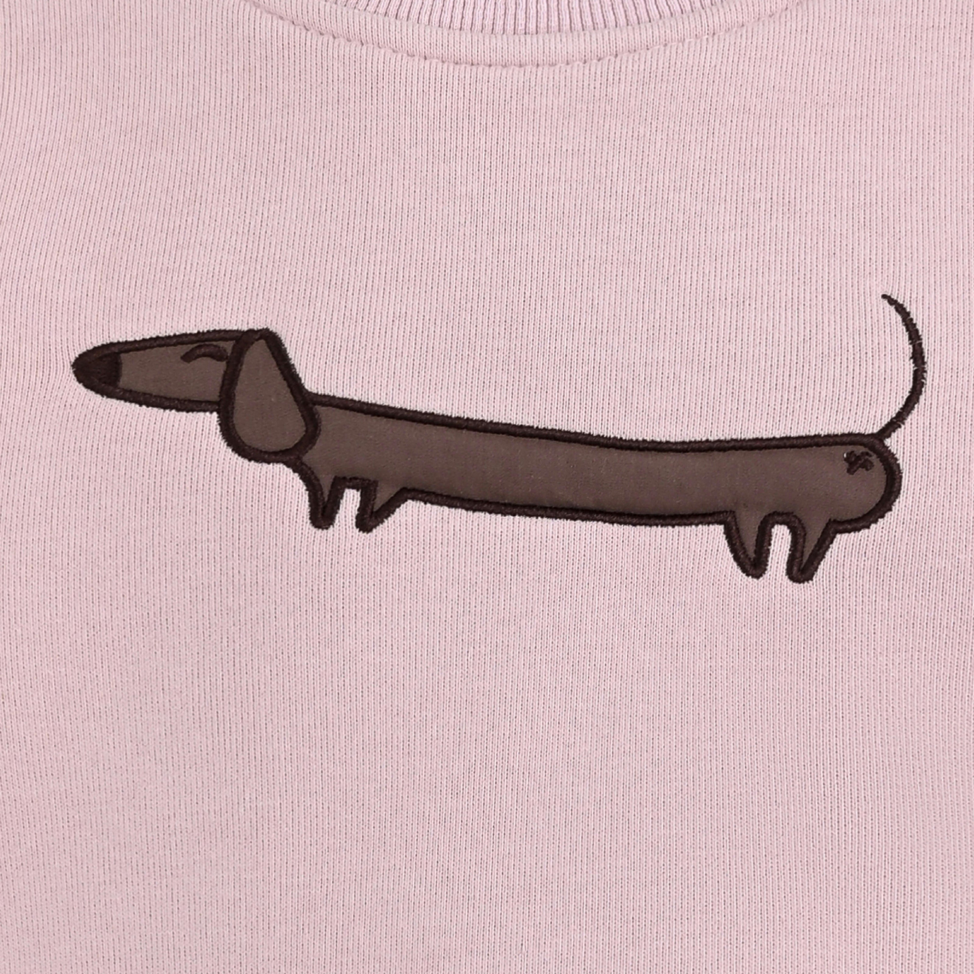 Light Pink Dachshund Sweatshirt
