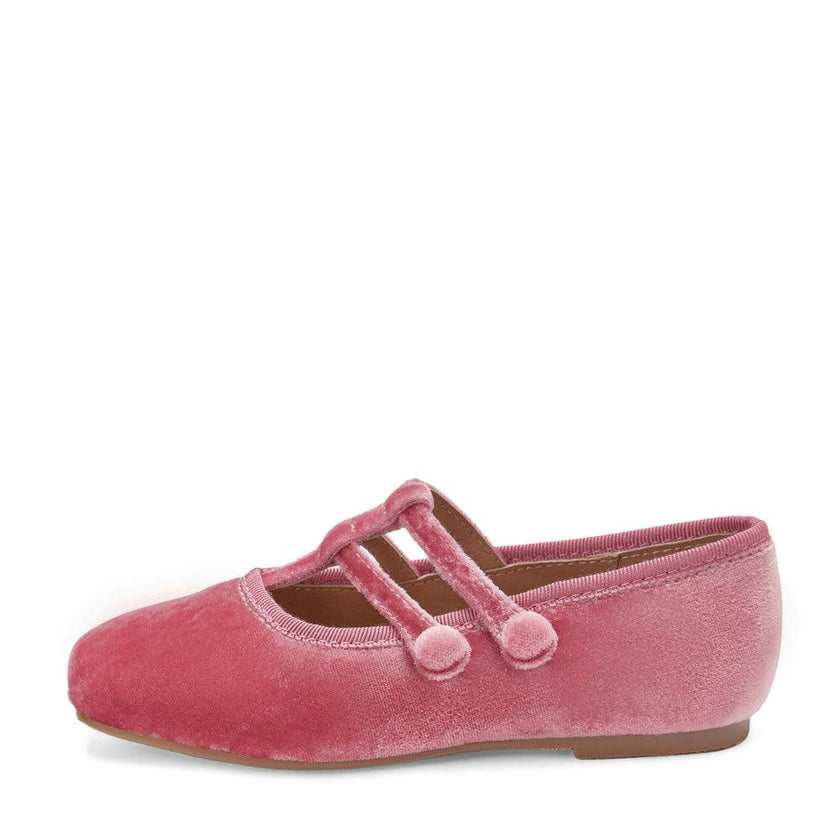 Florence Velvet Double Strap Mary Janes