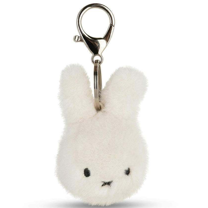 Keychain Miffy ECO Fuzzy Keychain Offwhite  3"