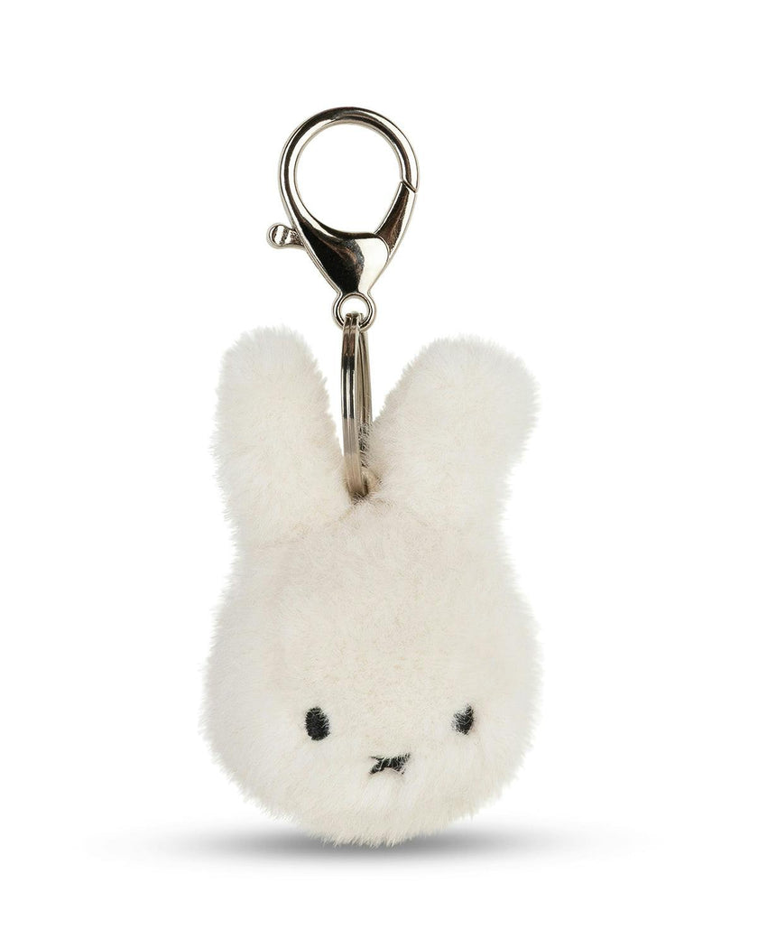 Keychain Miffy ECO Fuzzy Keychain Offwhite  3"