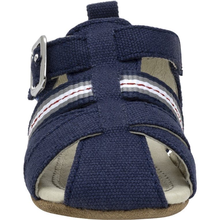 Stuart Navy Canvas Sandal