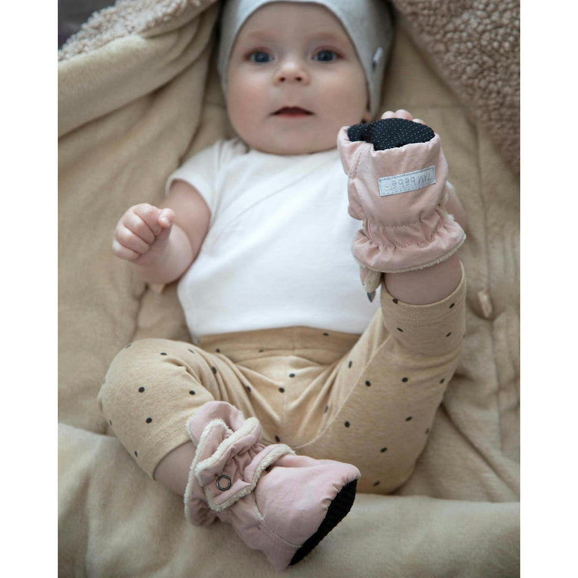 Airy Baby Booties With Anti-Slip Grip Soles