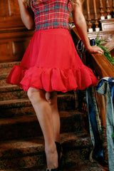 Kendy Skirt in Poinsettia