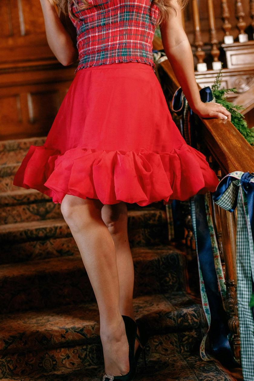 Kendy Skirt in Poinsettia