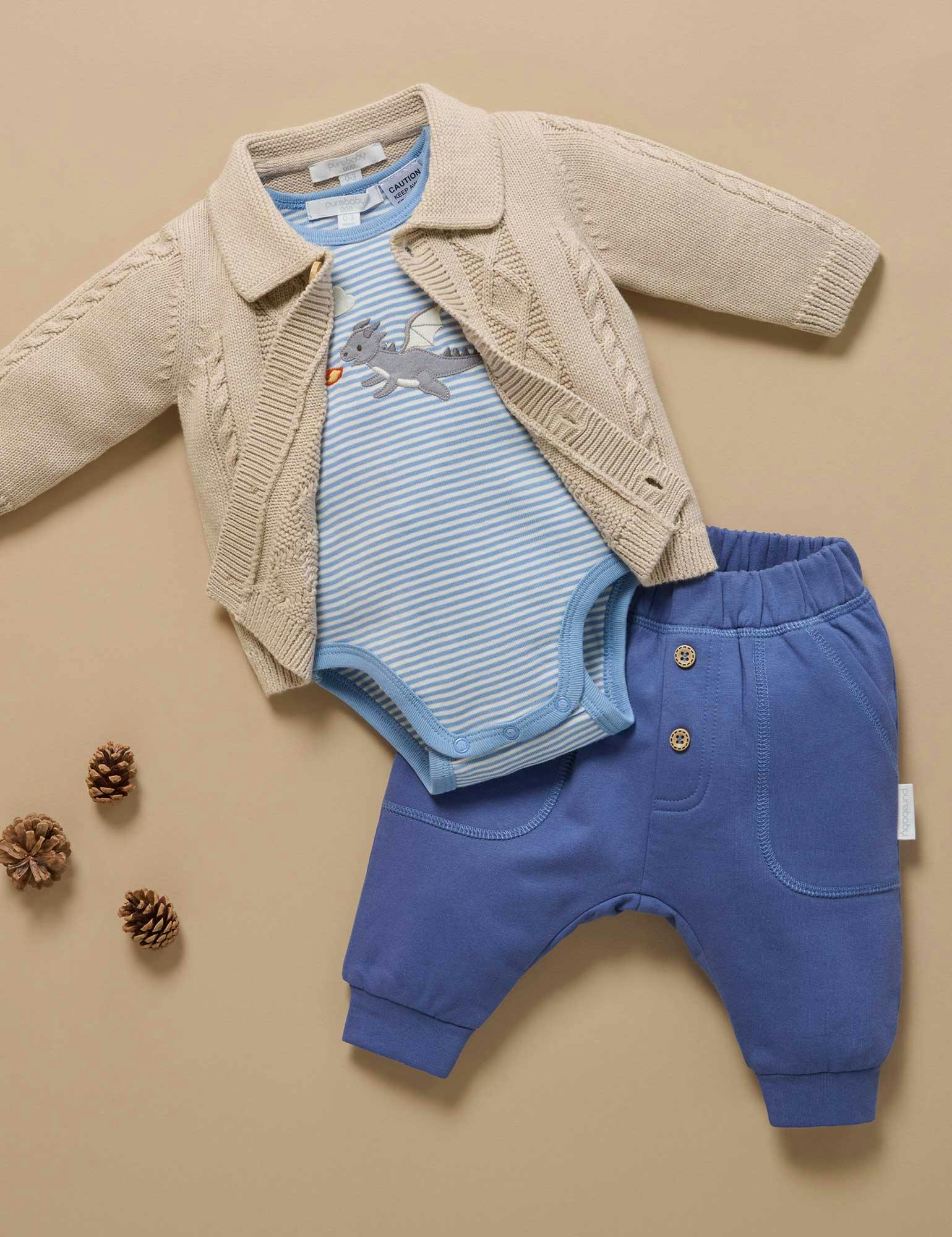 Cable Cardigan Oatmeal Melange