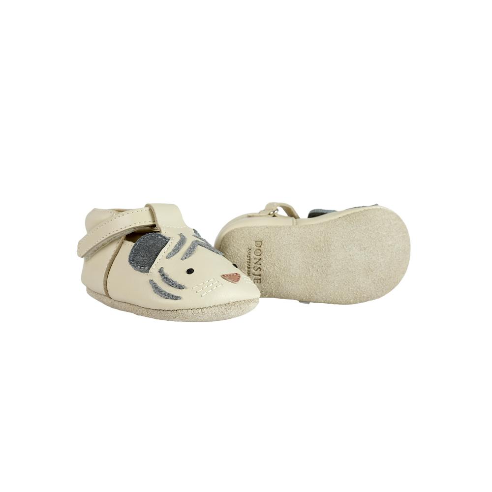 Spark Special Shoes | White Tiger | Cream Leather