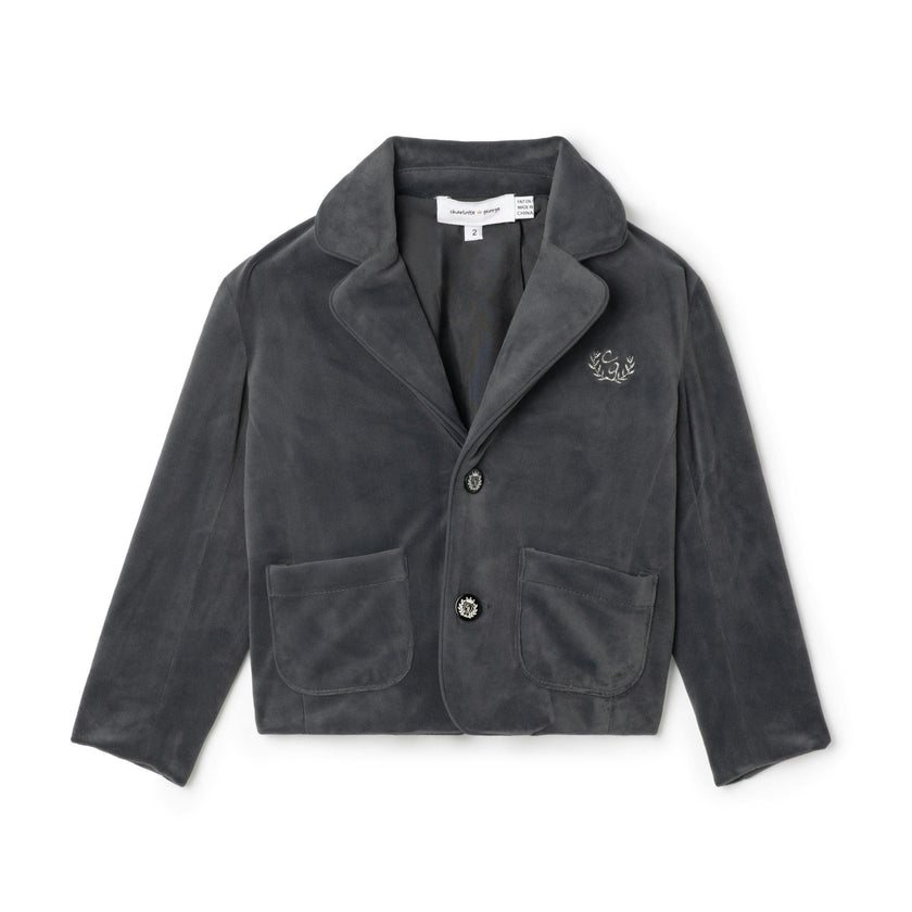 Crest Embroidered Jacket