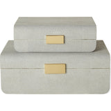 Modern Shagreen Small Jewelry Box