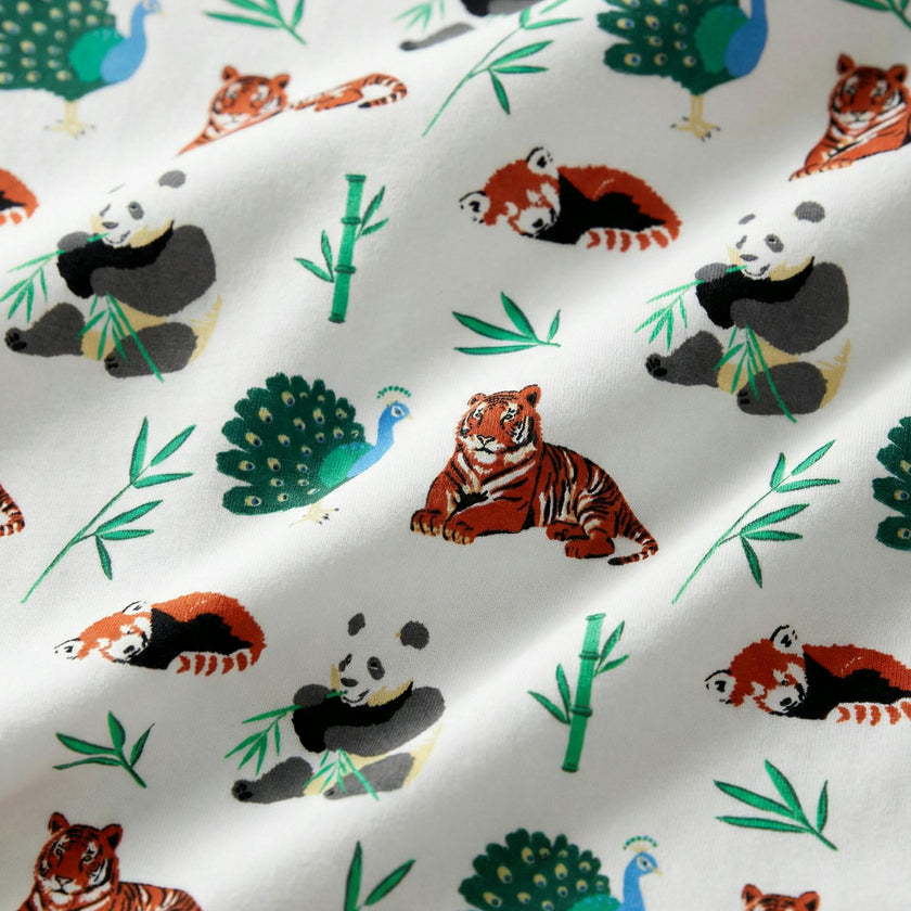 The Organic Long Sleeve Pajama Set [Zen Zoo]