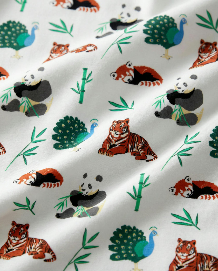 The Organic Long Sleeve Pajama Set [Zen Zoo]
