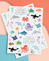Under The Sea Tats - 64 temporary tattoos