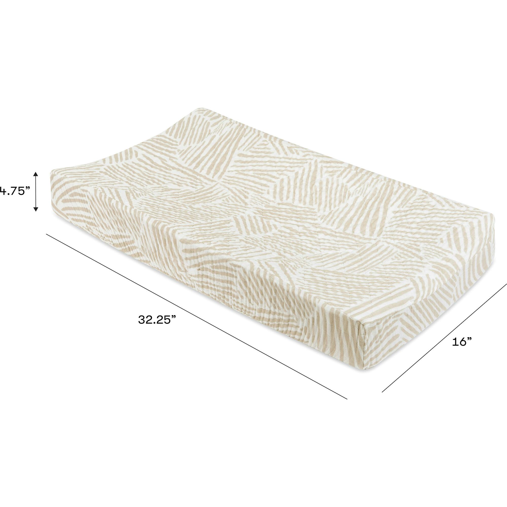 Organic Muslin Cotton Quilted Changing Pad Cover