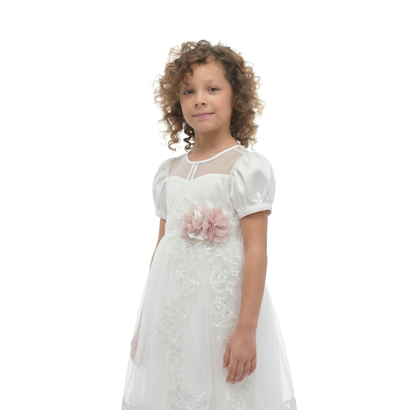 White Florence Lace Dress