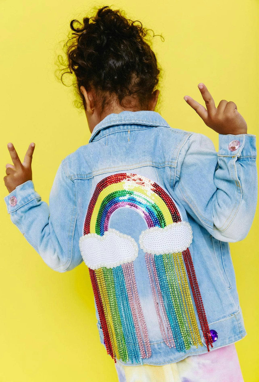 Crystal Rain Denim Jacket – Teen/Women