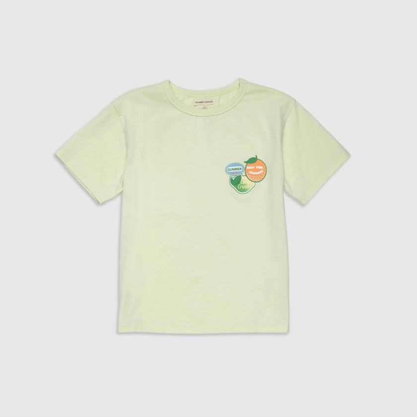 Organic Weekend Tee in Keylime